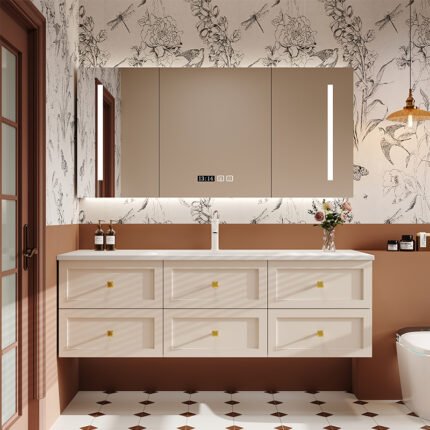 SIDSHA 587  Single Bathroom Vanity（Support customization）