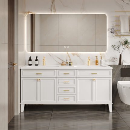 SIDSHA 709  Double Bathroom Vanity（Support customization）