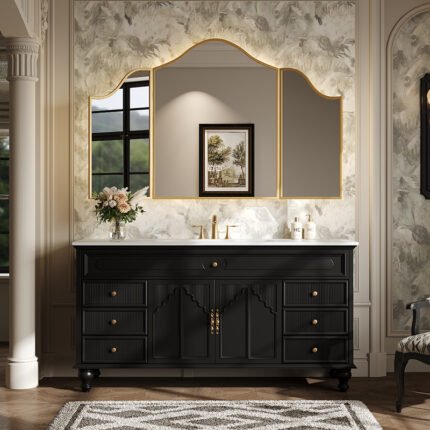 SIDSHA 818  Single Bathroom Vanity（Support customization）