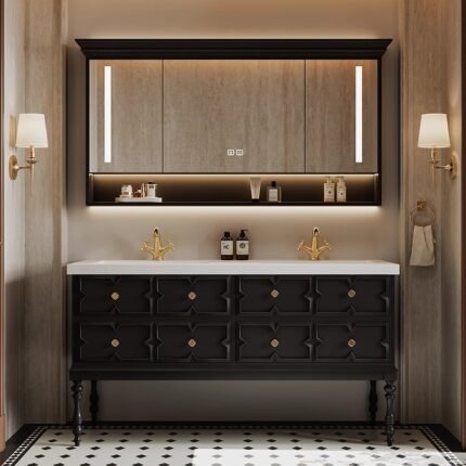 SIDSHA  Double Bathroom Vanity（Support customization）