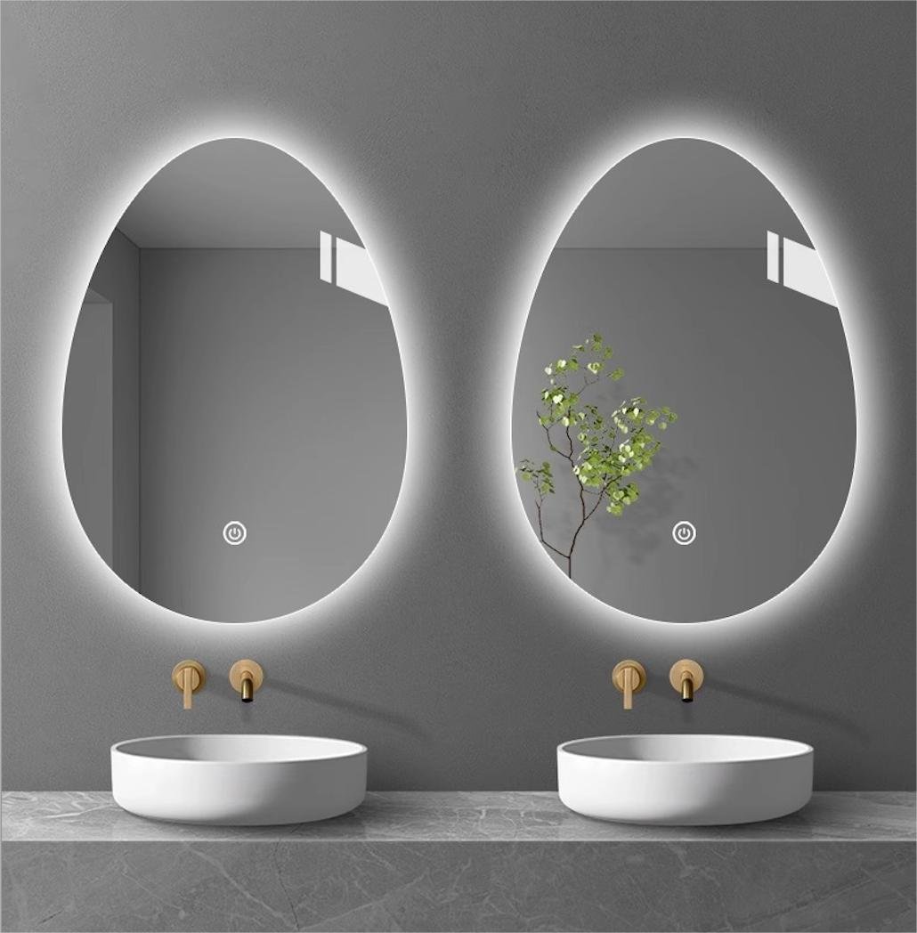 teardrop-shape-vanity-mirror-with-light